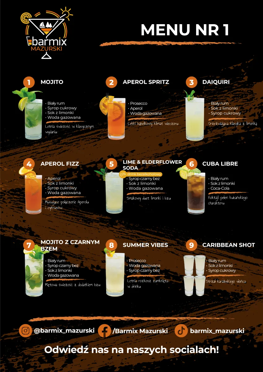 Menu 1 barmix mazurski