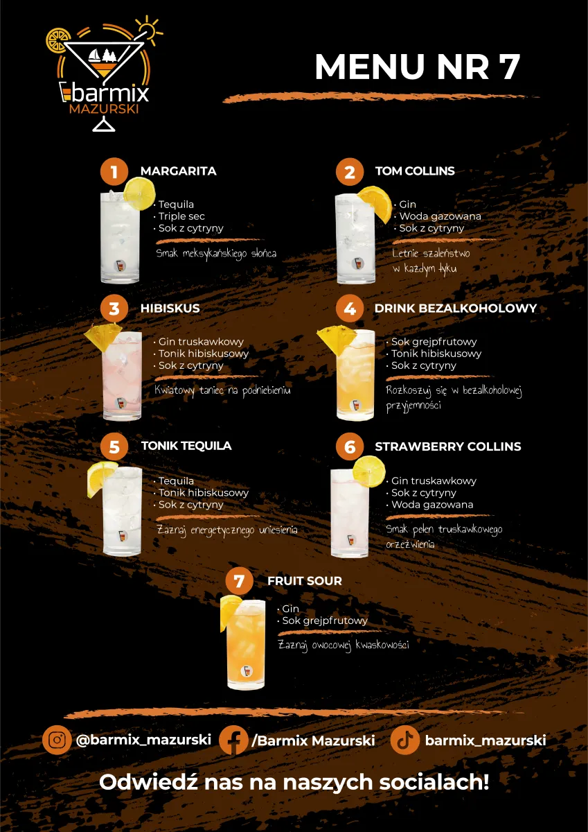 Menu 7 barmix mazurski