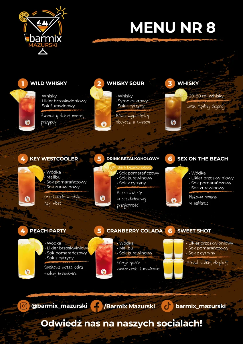 Menu 8 barmix mazurski